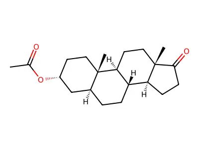 Androsterone acetate structure