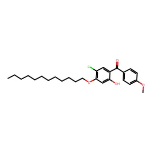 Benzophenone, 5-chloro-4-dodecyloxy-2-hydroxy-4'-methoxy- structure