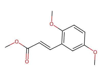 Methyl 3-(2,5-Dimethoxyphenyl)propenoate structure