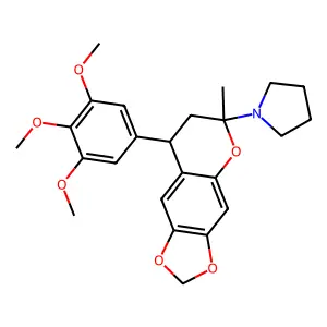 Podophyllotoxin deriv. (jurd) structure
