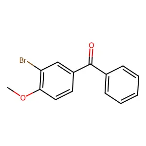 (3-Bromo-4-methoxyphenyl)(phenyl)methanone structure