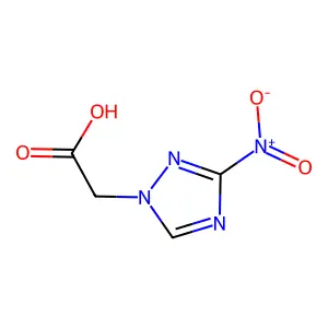 (3-Nitro-1H-1,2,4-triazol-1-yl)acetic acid structure