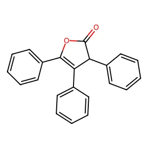 3,4,5-Triphenyl-2(3H)-furanone structure