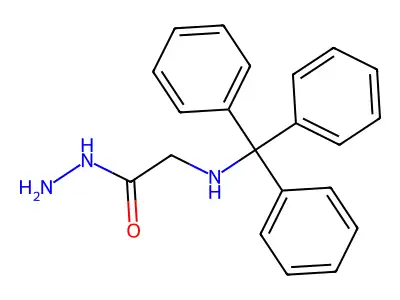 N-三苯甲基甘氨酸酰肼 structure