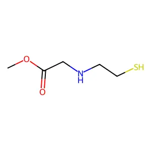 N-(2-巯基乙基)甘氨酸甲酯 structure