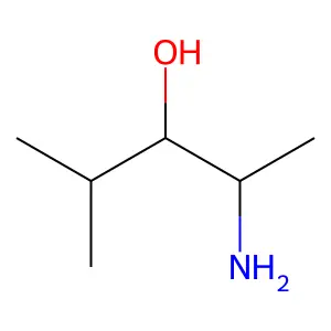 2-Amino-4-methylpentan-3-ol structure