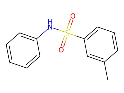 3-methyl-N-phenylbenzene-1-sulfonamide structure