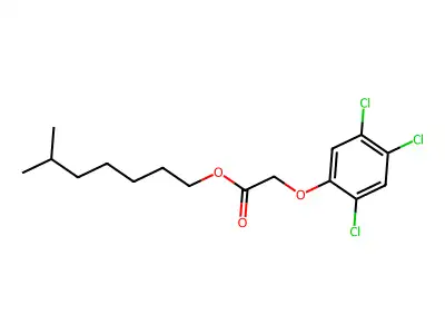 2,4,5-T Isooctyl ester structure
