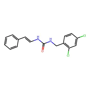 1-[(2,4-Dichlorophenyl)methyl]-3-(2-phenylethenyl)urea structure