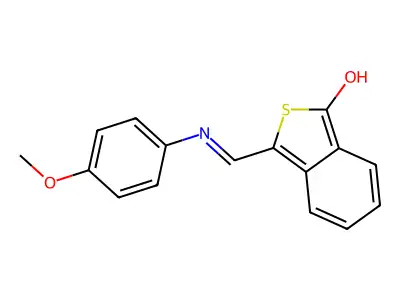 3-[(4-methoxyanilino)methylene]-2-benzothiophen-1(3H)-one structure