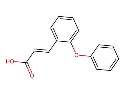 3-(2-Phenoxyphenyl)acrylic acid structure