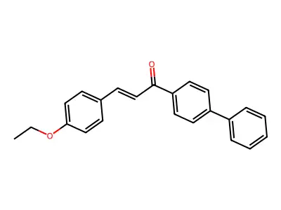 3-(4-Ethoxyphenyl)-1-(4-phenylphenyl)prop-2-en-1-one structure