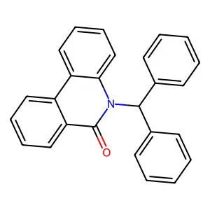 5-Benzhydrylphenanthridin-6-one structure