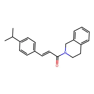 2-[3-(4-Isopropylphenyl)acryloyl]-1,2,3,4-tetrahydroisoquinoline structure