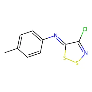 4-chloro-N-(4-methylphenyl)dithiazol-5-imine structure
