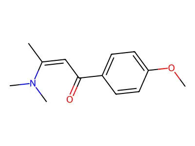 3-(Dimethylamino)-1-(4-methoxyphenyl)but-2-en-1-one structure