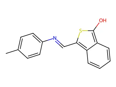 3-(4-toluidinomethylene)-2-benzothiophen-1(3H)-one structure