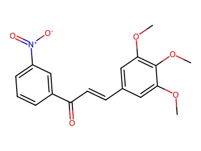 1-(3-Nitrophenyl)-3-(3,4,5-trimethoxyphenyl)-2-propen-1-one structure