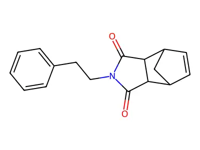 2-(2-phenylethyl)-3a,4,7,7a-tetrahydro-1H-4,7-methanoisoindole-1,3(2H)-dione structure