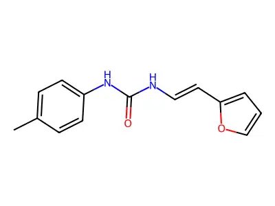 1-[2-(Furan-2-yl)ethenyl]-3-(4-methylphenyl)urea structure
