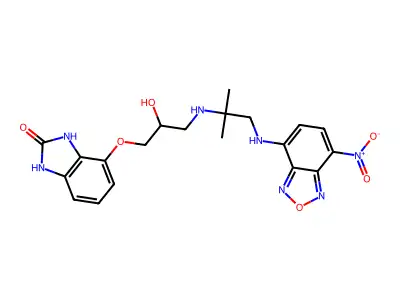 Cgp 12177-nbd structure