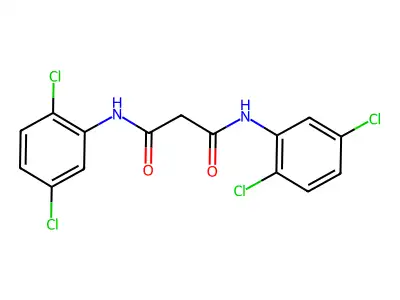 N~1~,N~3~-Bis(2,5-dichlorophenyl)propanediamide structure