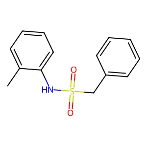 N-(2-甲基苯基)-1-苯基甲磺酰胺 structure