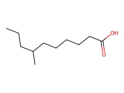 7-Methyldecanoic acid structure