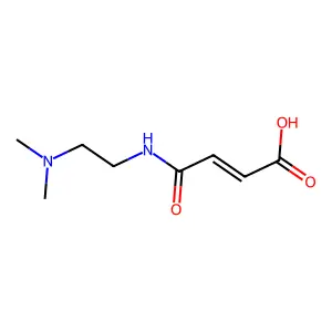 N-(2-N',N'-Dimethylaminoethyl)maleamic Acid structure