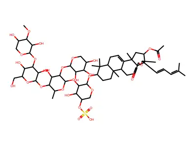 Chemical Compound (C60H92O29S) structure