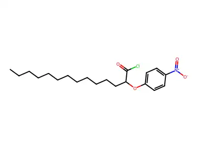 2-(4-nitrophenoxy)tetradecanoyl Chloride structure