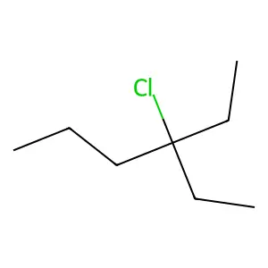 3-Chloro-3-ethylhexane structure