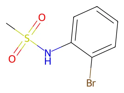 N-(2-bromophenyl)methanesulfonamide structure