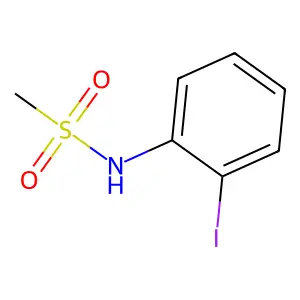 N-(2-iodophenyl)methanesulfonamide structure