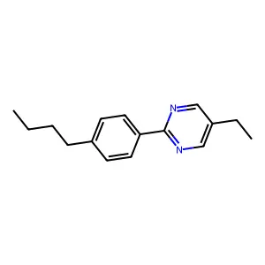 Pyrimidine, 2-(4-butylphenyl)-5-ethyl- structure