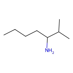 3-Amino-2-methylheptane structure