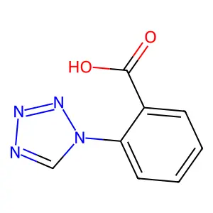 2-(1H-1,2,3,4-tetrazol-1-yl)benzoic acid structure