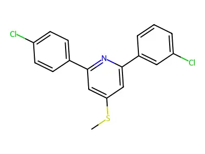 1,1'-Biphenyl, 2,3',4',5-tetrachloro-5'-(methylsulfonyl)- structure