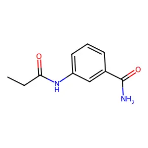3-(Propanoylamino)benzamide structure