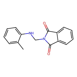 2-[[(2-Methylphenyl)amino]methyl]-1H-isoindole-1,3(2H)-dione structure