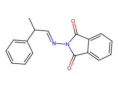 N-(2-Phenylpropylideneamino)-phthalimide structure