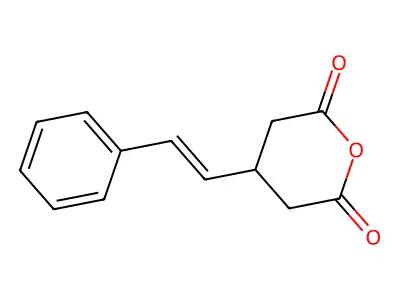 Glutaric anhydride, 3-styryl- structure