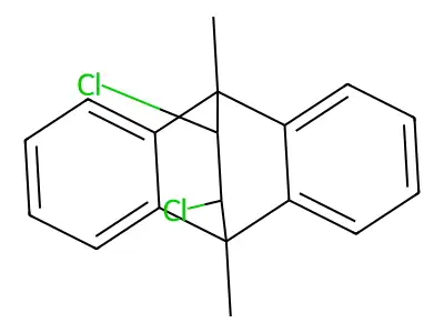 11,12-Dichloro-9,10-dihydro-9,10-dimethyl-9,10-ethanoanthracene structure