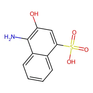 1-Amino-2-naphthol-4-sulfonic acid structure