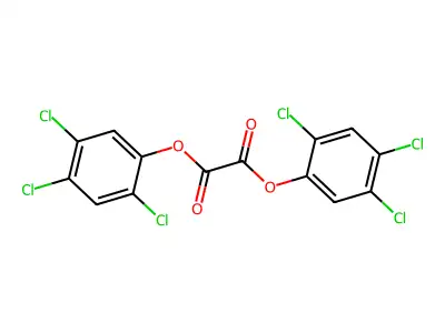 Bis(2,4,5-trichlorophenyl) oxalate structure