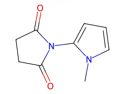 1-(1-methyl-1H-pyrrol-2-yl)dihydro-1H-pyrrole-2,5-dione structure