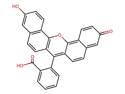 2-(11-oxido-3-oxo-3H-dibenzo[c,h]xanthen-7-yl)benzoate structure