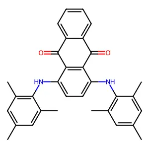 1,4-Bis(mesitylamino)anthraquinone structure
