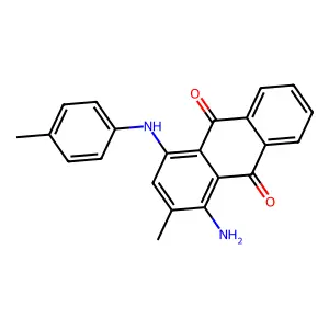 1-Amino-2-methyl-4-((4-methylphenyl)amino)anthraquinone structure