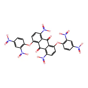 9,10-Anthracenedione, 1,5-bis(2,4-dinitrophenoxy)-4,8-dinitro- structure
